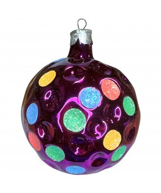 Ёлочная игрушка "Шар с вмятиной" (Интерьер-Промысел)