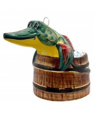 Ёлочная игрушка "Щука" (Лефортовский фарфор)