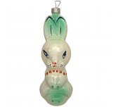 Ёлочная игрушка "Зайчишка" (Туймазы) зеленоватый