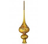 верхушка на ёлку "Заря"  (Ёлочка) золотистая