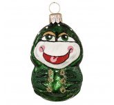 Ёлочная игрушка "Лягушка" (Иней)