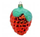 Ёлочная игрушка "Виноград большой" (Интерьер-Промысел) красный