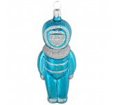 Ёлочная игрушка "Космонавт-2 " (Ёлочка) бирюзовый