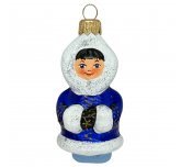 Ёлочная игрушка "Якутяночка в синем" (Эвис)