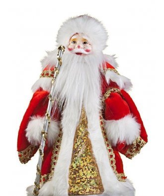  Дед Мороз - боярин шуба красная (Бирюсинка)