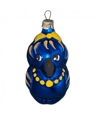 Ёлочная игрушка "Каркуша" (Интерьер - Промысел) синий