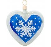 Ёлочная игрушка "Сердечко Снежинка" (Ёлочка)