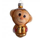 Ёлочная игрушка"Обезьянка" (Ариель)