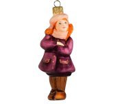 Ёлочная игрушка "Девочка в берете"  (Ариель)