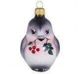 Ёлочная игрушка"Птичка Воробей"  (Ариель)