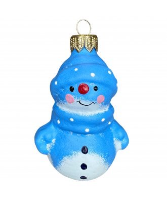 Ёлочная игрушка "Снеговичок синий" (Эвис) 