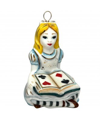 Ёлочная игрушка "Алиса" (Лефортовский фарфор)