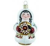 фигурка "Девочка с бубном" (Ёлочка)