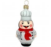 Ёлочная игрушка "Новый повар " (Иней) в сером