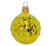 Ёлочная игрушка шар 60 мм "Гранёный" глянцевый (Интерьер Промысел)