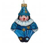 Ёлочная игрушка  "Клоун.Золотое сердце" (Мария)