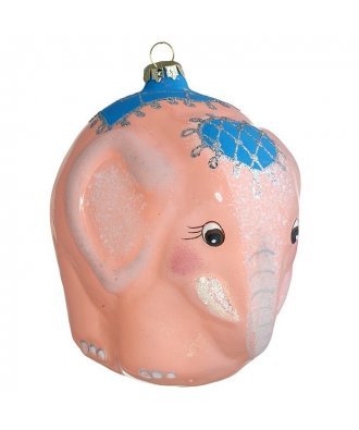 Ёлочная игрушка "Розовый Слон" (Интерьер-Промысел)