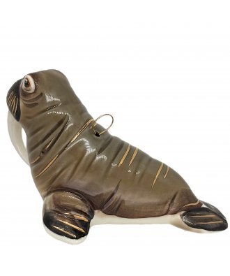 Ёлочная игрушка "Морж"  (Фарфоровая мануфактура СПб)