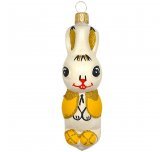 Ёлочная игрушка "Зайчик" (Ёлочка) в жёлтом