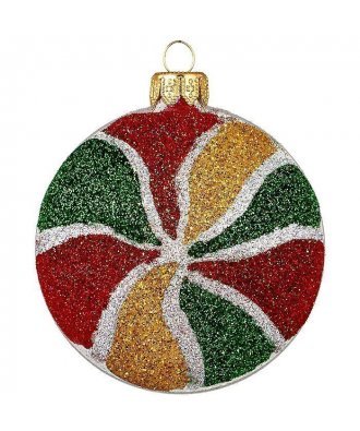 Ёлочная игрушка медальон "Калейдоскоп" (ЭВИС)