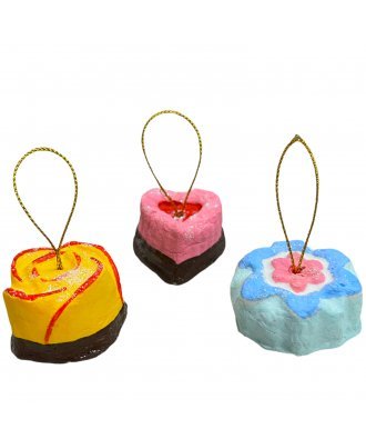 Набор ёлочных игрушек "Пироженки" (Дарослава)