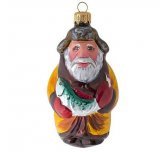 Ёлочная игрушка"Дедушка с рыбой" (Ариель)