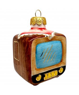 Ёлочная игрушка "Телевизор" (Лефортовский фарфор)
