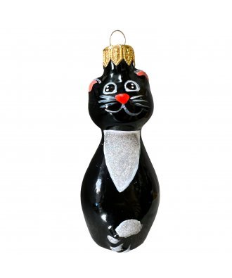 Ёлочная игрушка "Котик чёрный" (ЭВИС)