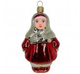Ёлочная игрушка "Девочка в платке" (Ёлочка)