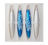 набор подвесок на ёлку "Прелесть" (Ёлочка) синий