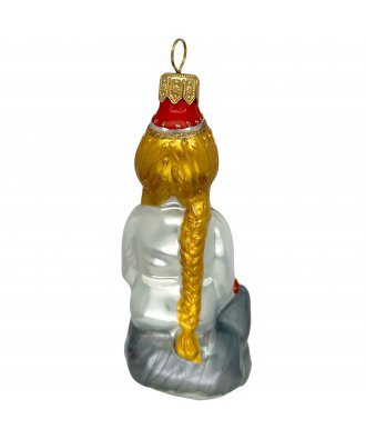 Ёлочная игрушка "Царевна с волком" (ЭВИС)
