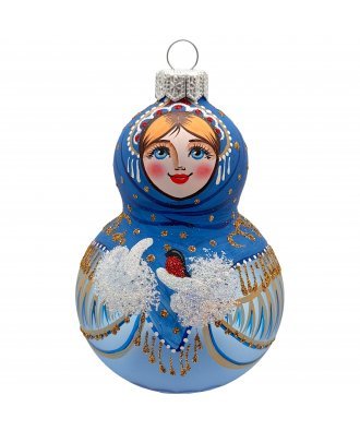 Ёлочная игрушка "Мила" (Винтажный шар)