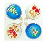 набор ёлочных шаров 4х75мм "Рождество" (Ёлочка)