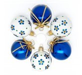 набор ёлочных шаров 6 х 50 мм "Каприз" (Ёлочка)