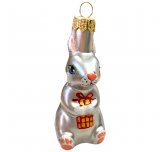 Ёлочная игрушка "Кролик" (ЭВИС) серебристый