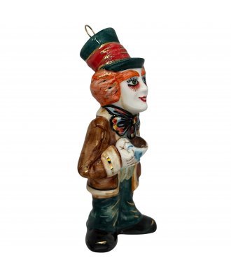 Ёлочная игрушка "Шляпник" (Лефортовский фарфор)