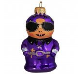 Ёлочная игрушка "Беллами" в фиолетовом (Эвис)