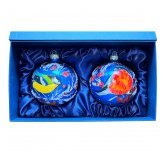 Набор ёлочных шаров "Птички" (м. Бартош)