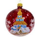 Ёлочный шар 75 мм "Лирический" (Ёлочка)