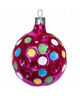 Ёлочная игрушка "Шар с вмятиной" (Интерьер-Промысел)