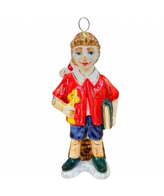 Ёлочная игрушка "Буратино" (Лефортовский фарфор)