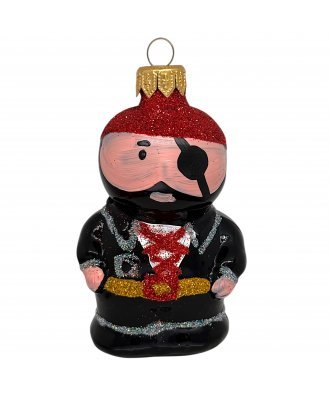 Ёлочная игрушка "Пират в чёрном" (Эвис)
