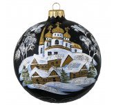 Ёлочный шар 120 мм "Сельский храм" (ЭВИС)