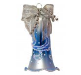 Ёлочная игрушка колокольчик "Эхо" голубой (Ёлочка)