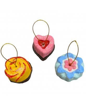 Набор ёлочных игрушек "Пироженки" (Дарослава)