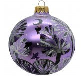 Ёлочный шар 100 мм "Волшебный лес" (Мария)