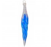 Ёлочное украшение подвеска "Зимушка" (Бирюсинка) синяя