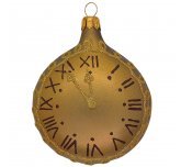 Ёлочная игрушка "Медальон Часы" (Бирюсинка)