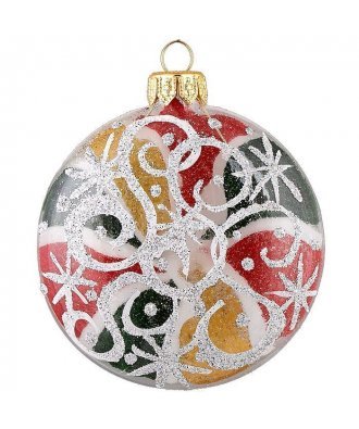 Ёлочная игрушка медальон "Калейдоскоп" (ЭВИС)