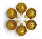 набор ёлочных шаров 6х50мм "Солнечный" (Ёлочка)